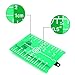 Huepar TP01G-Magnetic Floor Laser Target Plate Card with Stand for Green Beam Applications Enhancing the Visibility of Green Laser Lines or Points 1.3 Times