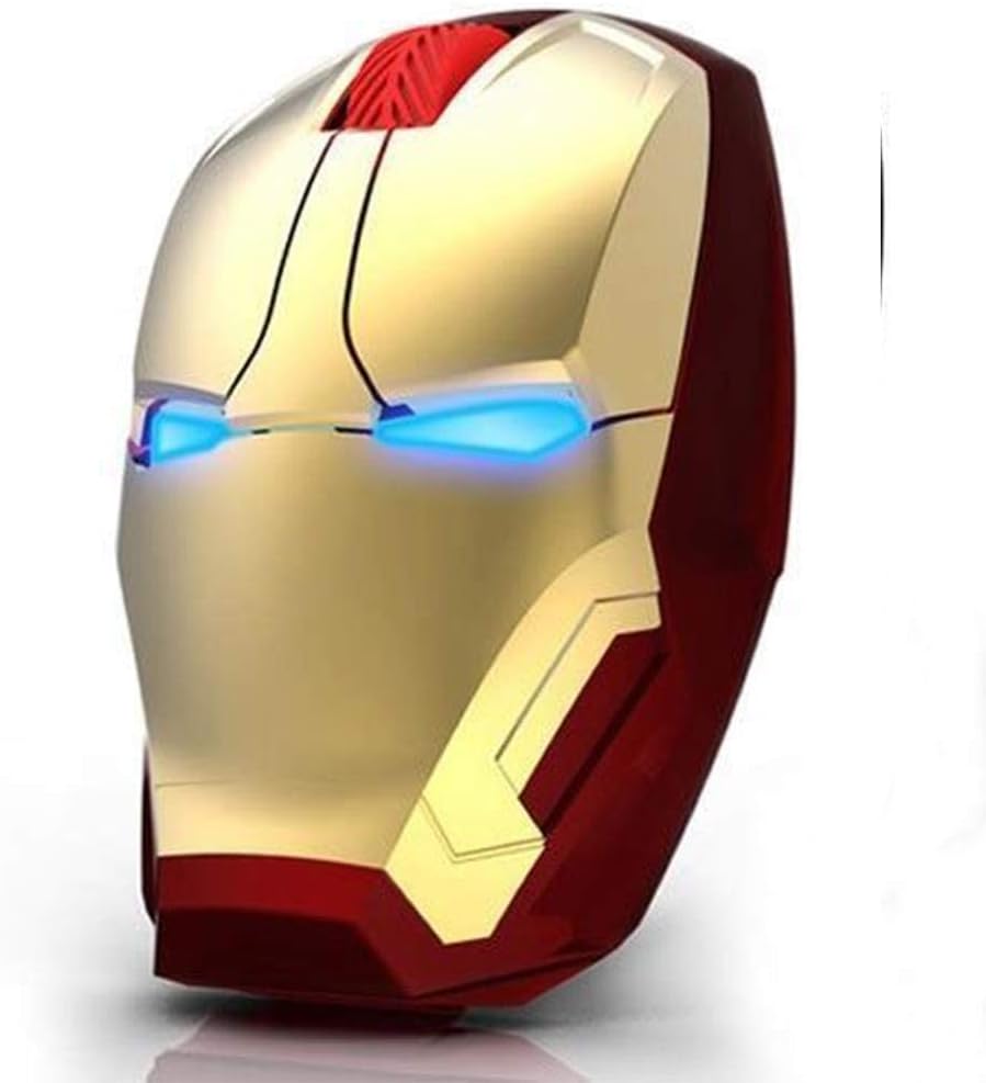 Jagder Iron Man Mouse Wireless Mouse Gaming Mouse Gamer Computer Mice
