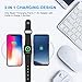 Wireless Charger Pad for New AirPods [ 3 in 1], YLEX Charging Station for Apple iWatch 4/3/2, Qi Charger for iPhone Xs Max/XR,Fast Charging for Samsung Galaxy S10/S10+ and More
