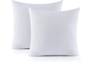16X16 Pillow Inserts - Throw Pillow Set - Cushion Inserts for Decorative Throw Pillows Covers - Soft & Supportive Pillows for