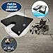 ERGO21 LiquiCell Coccyx Seat Cushion, Aid for Tailbone Pain Relief, Sciatica Pain, Back Support | Donut Like Butt Pillow for Long Hours Sitting at Home/Office Chair (18