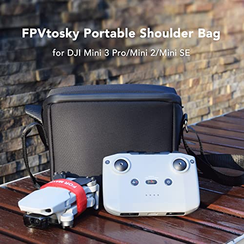 FPVtosky Waterproof DJI Mini 3 Pro/ Mini 2 Bag, Portable Shoulder Bag