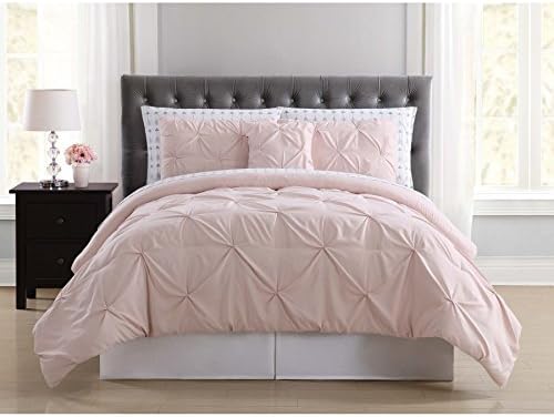 Truly Soft Everyday BIB1969BSFAR-32 Pleated Bed in a Bag, Full, Arrow Blush