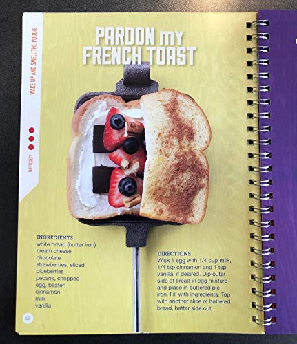Rome Industries 2009 Pudgie Revolution Spiral Bound Pie Iron Cookbook, Color - Thumbnail 3