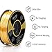 ERYONE Silk PLA Filament for 3D Printer, 1.75mm +/- 0.03mm, 1kg (2.1LBS)/Spool, Silk Glod