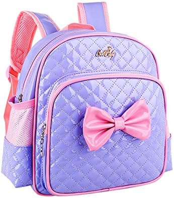 Dreamy dreams Cute Kindergarten Bookbag Toddler Girls Preschool Backpack Purple