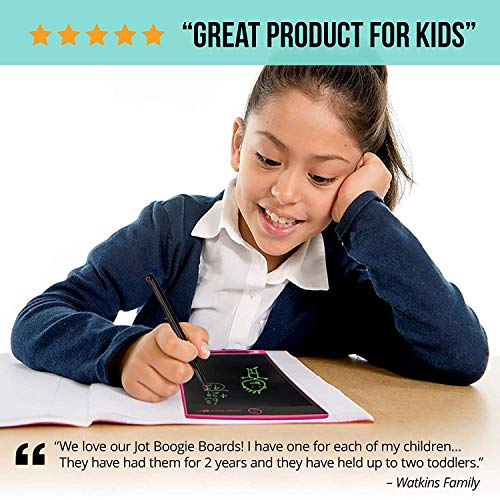 Boogie Board Jot 8.5 LCD Writing Tablet + Stylus Smart Paper for Drawing Note Taking eWriter - Gray with Bonus Folio Cover - Thumbnail 3