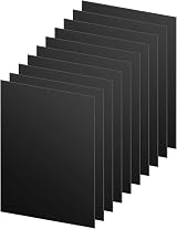 DARENYI 10Pcs Acrylic Sheet 1mm Black 15x10cm Flexible Plastic Board Display view 1