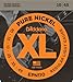 D'Addario Guitar Strings - XL Pure Nickel Electric Guitar Strings - Round Wound - Warm, Bright, Vintage Sound - EPN110 - Regular Light, 10-45