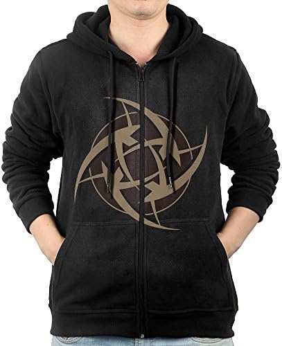ERfunnMen's Ninjas In Pyjamas Logo Pocket Zipper Sweatshirts