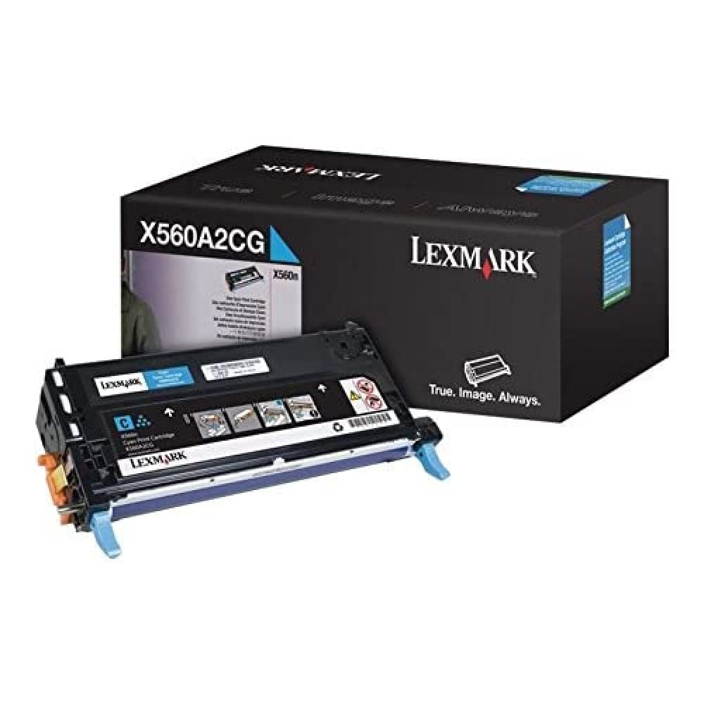 Lexmark Laser Toner Cartridge Page Life 4000pp Cyan [for X560] Ref X560A2CG