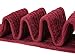 Velice Womens Winter Knit Wool Over the Knee Socks Leg Warmer Thigh High Socks (Wine red)