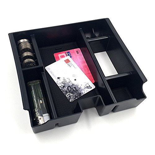 Carmonsons for Jaguar XF 2009-2017 Central Armrest Storage Box Container Holder Tray Car Organizer Accessories Car Styling