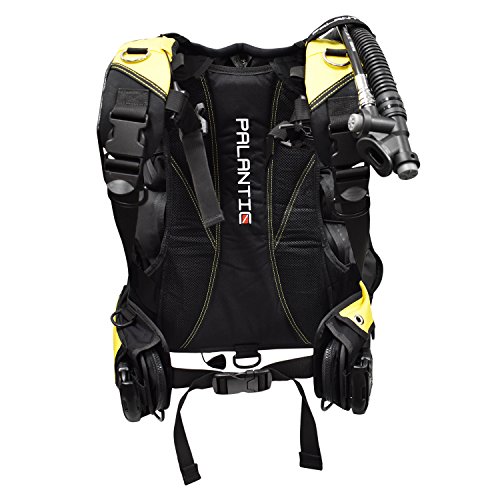Palantic Traveler Scuba Choice Traveler Travel BCD, Yellow, Medium/Large