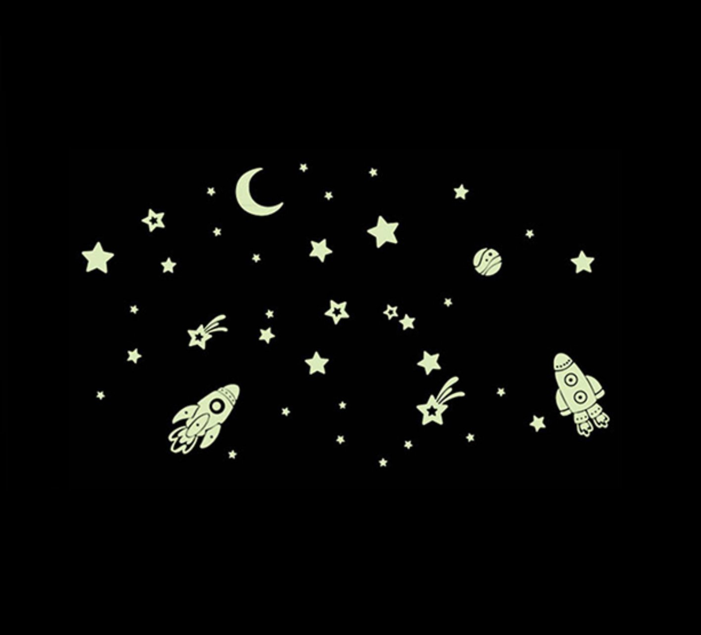 Design Amis Etoiles Phosphorescentes étoiles Ciel étoilé