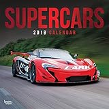 Supercars 2019 12 x 12 Inch Monthly Square Wall Calendar, Automobiles Luxury Prestige Hypercars by 