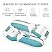 Electric Callus Remover - Foot File Callus Shaver Pedicure Foot File with Diamond Crystals Cordless Foot File 2 Callus Remover Head &1 Shaver Head Included Scraper