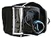 MISSLO Waterproof Travel Shoe Bag With Clear Window (Black)