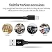Akaho iPhone Cable,Lightning Cable 3Pack 10FT Extra Long Nylon Braided Cord to USB Charging Charger for iPhone 7/7 Plus/6S/6S Plus,SE/5S/5,iPad,iPod Nano 7 (Black,10FT)