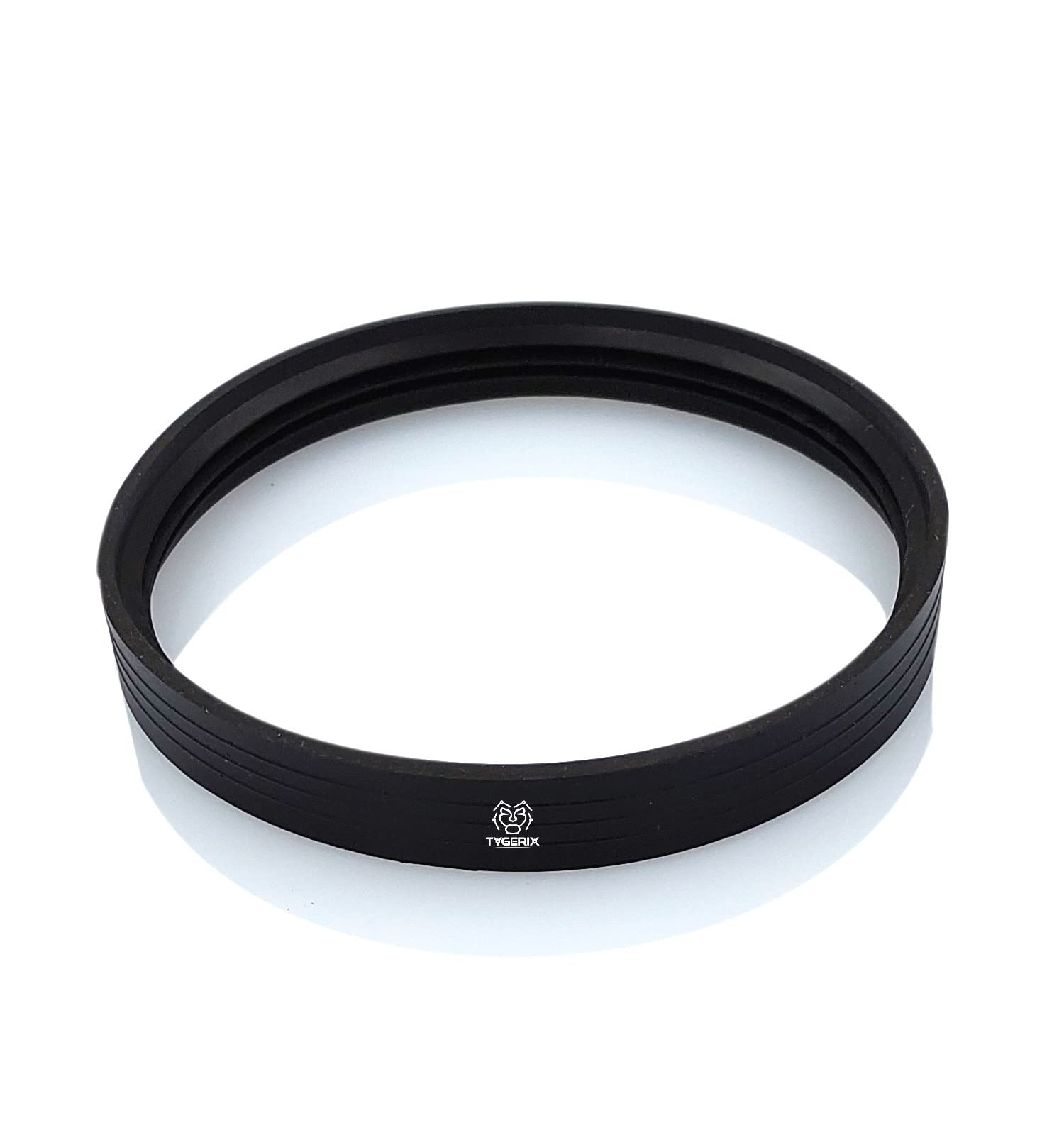 TYGERIX® Silicone Gasket DN 300 mm / 12" (11.81 inch) Diameter for Flues | 9 mm (0.35 inch) Height | Triple Lip Certified | Exceptional Heat Resistance | Perfect Adhesion