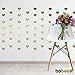 Bobee Gold Heart Dots Vinyl Wall Decals, 36-Count