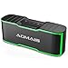 AOMAIS Sport II MINI Portable Bluetooth Speakers with 10W Superior Sound, Built-in Mic, Stereo Pairing, IPX4 Water-resistant Wireless Speaker for iPhone, iPod, iPad, Tablets, Echo Dot (Green)