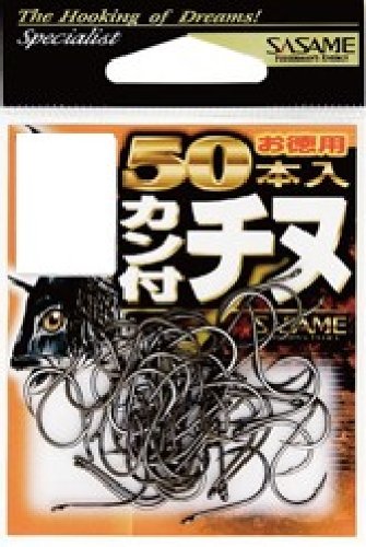 ささめ針 05VRT カン付チヌ フック 黒の商品画像