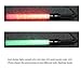 One (1) piece: Traffic Safety Baton Light, 21.5 inch length, Each baton contains 6 Red LED plus 6 Green LED, with 3 Flashing modes (Red blinking, Red steady-glow, Green steady-glow)