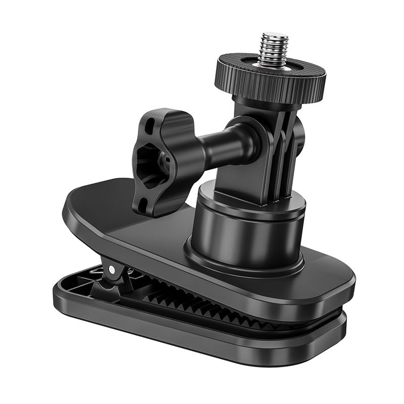 aiworth Magnetic Backpack Shoulder Strap Mount - Portable Quick Release Camera Holder for Action Camera Max Hero - 360°Adjustable Car Bracket Camera Clip for Insta360 X3 X2 GO3 DSLR Digital