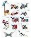 PACKGOUT Building Animals Toys, Building Blocks 12 Styles for Kid Prizes STEM Robot Kit Building Gift Electric Toys Pig Family