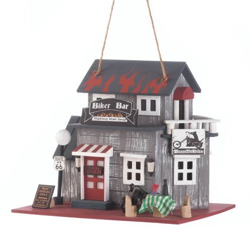 Koehler Home Decor Biker Bar Birdhouse