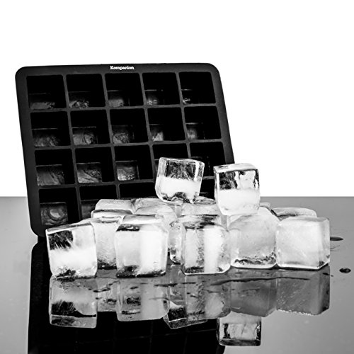 Kompanion 40er Pack Eiswürfelformen 2,5 cm Eiswürfel Silikonformen, Whiskyquadrate, Eiswürfelbereiter, 20 pro Schale… – Bild 5