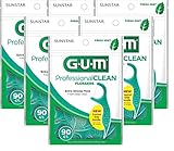 Gum Eez-Thru Flossers Mint, 90 count (Pack of 6)