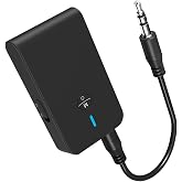 OiDiPi Bluetooth 5.3 Transmitter Receiver for TV and Wireless Headphones, 2-in-1 Bluetooth Adapter, Wireless Transmitter for TV, PC, MP3, Gym, Airplane Use with Any 3.5 mm Audio Jack&hellip;