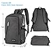 Laptop Backpack, WENFENG Business Computer Backpack with USB Charging Cable and Lock, Water Resistant Polyester Anti-theft School Bag Fits Under 17 Inch Laptop