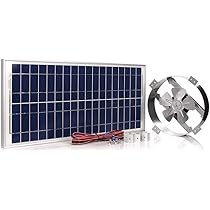 Attic Fan Amtrak Solar 12-Inch Solar Powerful Galvanized Steel
