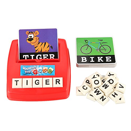 Spelling Toy, Acogedor Alphabet Letter Word Match and Spell Board Games for Kids Toddle Preschoolers Learning Great Educational Play Set