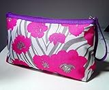Clinique Flower Print Cosmetic Makeup Bag