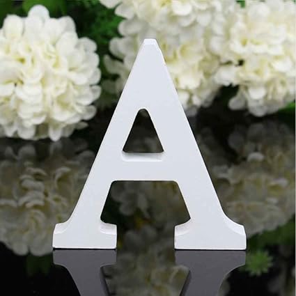 Junecat 26 Große Holzbuchstaben Alphabet Wandbehang Hochzeit Home Shop Dekoration
