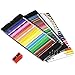 Magicfly 72 Water Color Pencils, Water Soluble Colored Pencils Set with 2 Brushes & 1 Sharpener, Soft Lead, Drawing Supplies for Adults, Coloring Books
