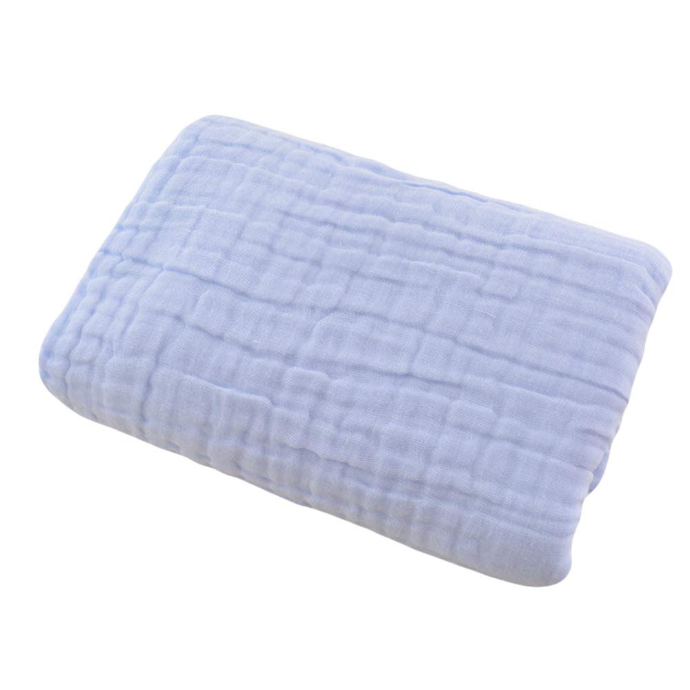 Baby Muslin Bath Towels Natural Organic Cotton- Soft Gauze with 6-Layers Newborn Baby Towel & Swaddle Blanket for Sensitive Skin- Shower Gift