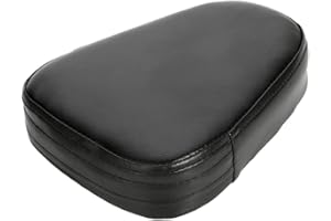 CICMOD OSAN Universal Motorcycle Synthetic Leather Rear Sissy Bar Backrest Cushion Pad - Black