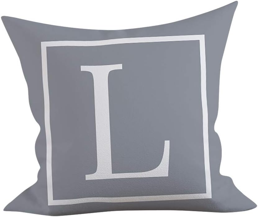 Kinder Zimmer Pillowcase, 45x45cm Simplicity Fashion Brief Kissen Square Englisch Alphabet Throw Cushion Cover Protectors Decor Gift By GreatestPAK