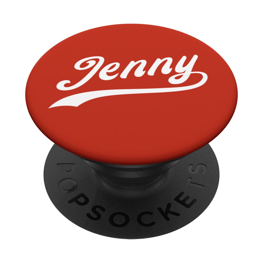 JENNY Classic Athletic Script Design PopSockets Swappable PopGrip
