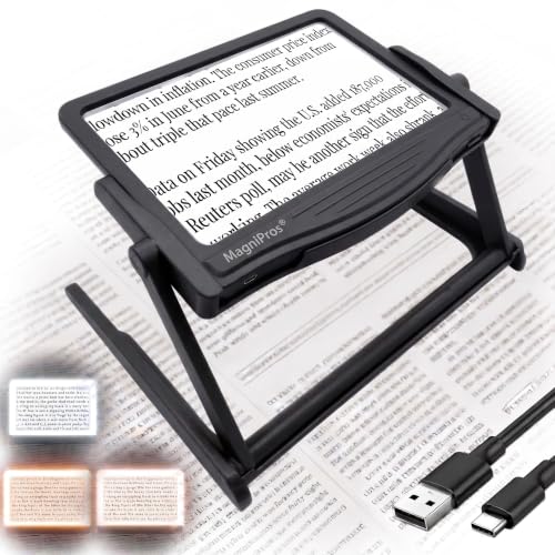 Magnipros 5X LED Page Magnifying Glass