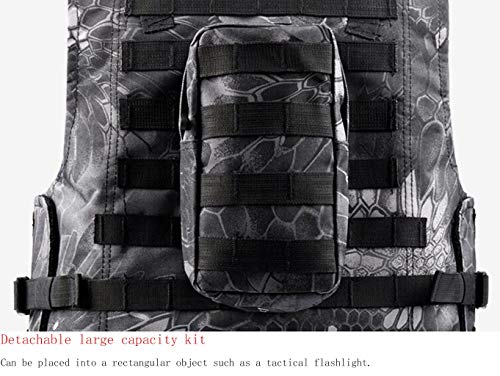 XGHW Herren Weste Größe Multi-Pocket vertikale ärmellose Jacke wasserdichte Anglerweste Outdoor-Freizeit Fotografie… – Bild 8
