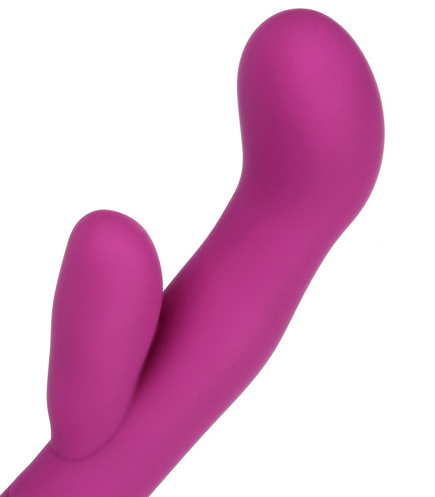 Bombex Big Guy Waterproof Silicone Rabbit Vibrator - 10 Function G-spot Vibe - Powerful and Quite Vibration,Purple