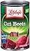 Libby's Cut Beets | Deliciously Earthy Flavor | Deep Vibrant Ruby Red-Purple | Seasoned with Sea Salt | Grown & Made in the USA | 15 oz (Pack of 12)