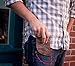 Rogue Industries Mens Front Pocket RFID Bison Leather Wallet, Black - Classic Bifold Design Holds up to 6 Cards, ID Window, Billfold w/Stash Pocket for Money - Gift for Men - USA Made