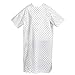 TALVANIA Unisex Patient Gown Hospital Gowns, Back Ties, Fits Up To XXL